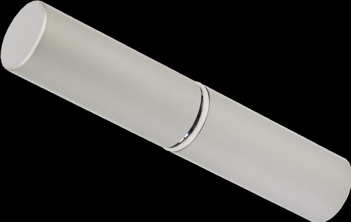 Immagine prodotto Pennello per fard, argento, retrattile, manico in metallo, capelli naturali, lunghezza 12 cm, Ø 2,3 (Fard)