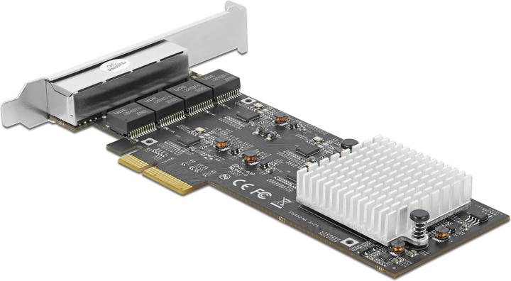 Produktbild Delock Netzwerkkarte 4x 2.5Gbps, RTL8125B PCI-Express x4 (RJ45)