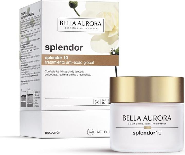 Actual product image Bella Aurora SPLENDOR 10 tratamiento anti-edad SPF20 50 ml (50 ml, Day cream, SPF 20)