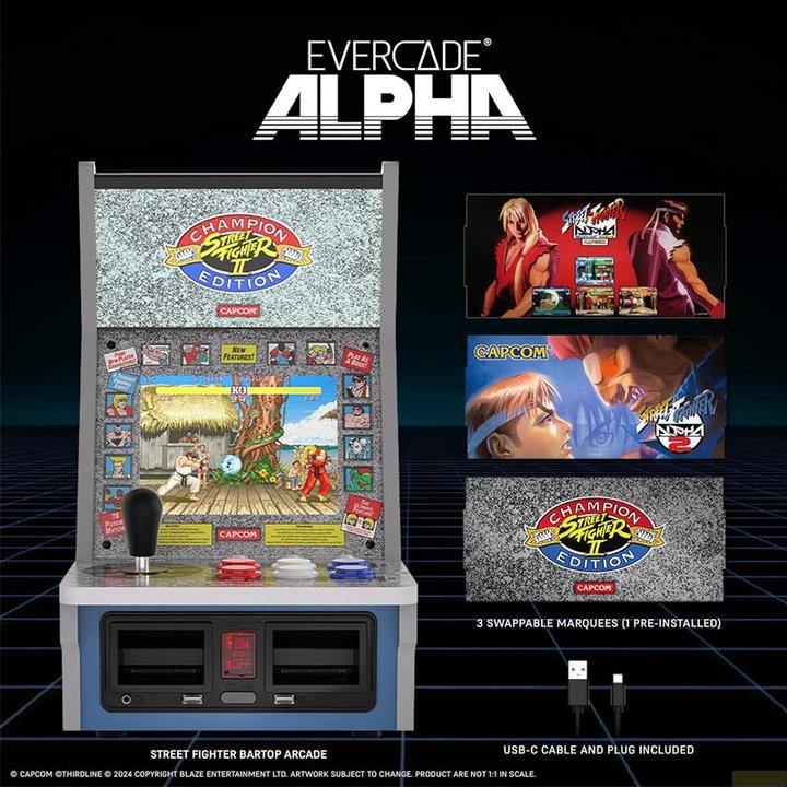 Immagine prodotto Blaze Evercade Alpha Street Fighter Bartop Arcade