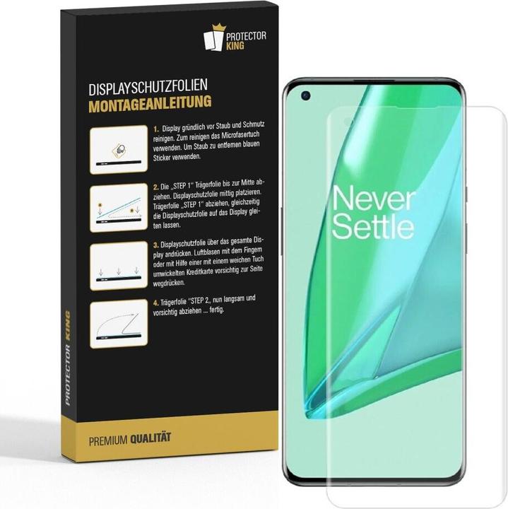Actual product image Protectorking 2x Panzerfolie Anti-Shock HD Klar (2 Piece, OnePlus 9 Pro)