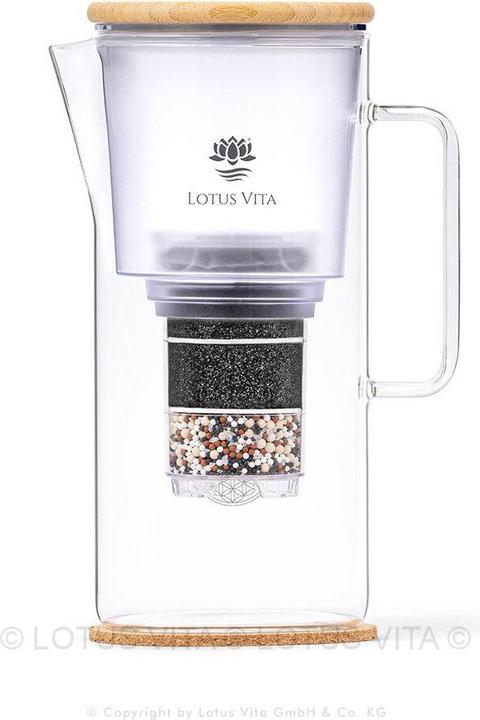 Produktbild Lotus Vita Glas-Filterkanne Katara Natura Plus (1.40 l)