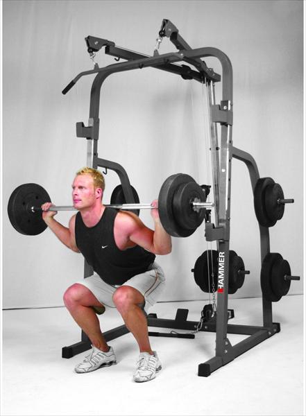 Produktbild Hammer Fitness Profi-Hantelbank-Set Solid XP (mit 76kg-PowerWeights-Set)