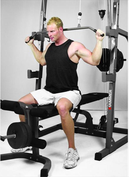 Produktbild Hammer Fitness Profi-Hantelbank-Set Solid XP (mit 76kg-PowerWeights-Set)