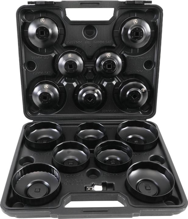 BGS Jeu de clés pour bouchon de filtre à huile 10 mm (3/8") Drive 14 pcs.