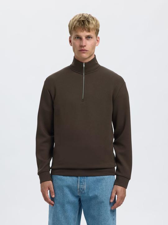 Actual product image Selected Homme Slhemanuel Soft Zip High Neck Sweat Noos (L)
