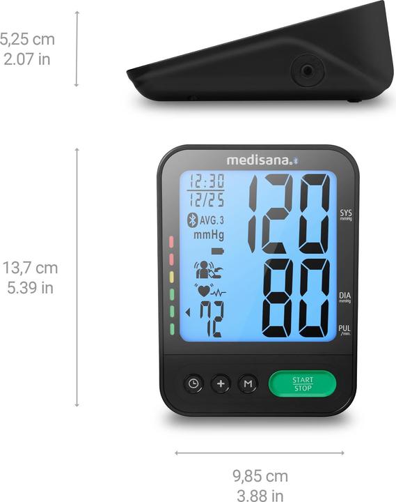 Produktbild Medisana BU 580 connect Oberarm-Blutdruckmessgerät grosse Manschette 23-43 cm (Blutdruckmessgerät Oberarm)