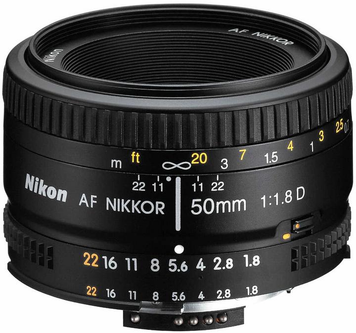 Nikon Nikkor 50mm f/1.8D AF (Nikon F, full size)