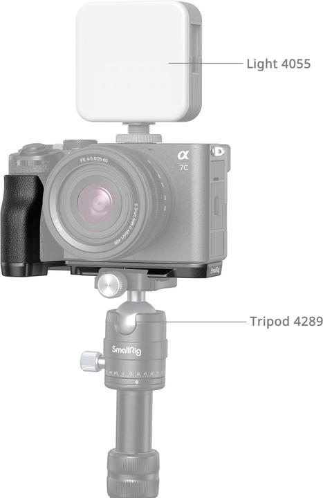 Actual product image SmallRig L-Shape Mount Plate with Silicone Handle 4797 (Grip)