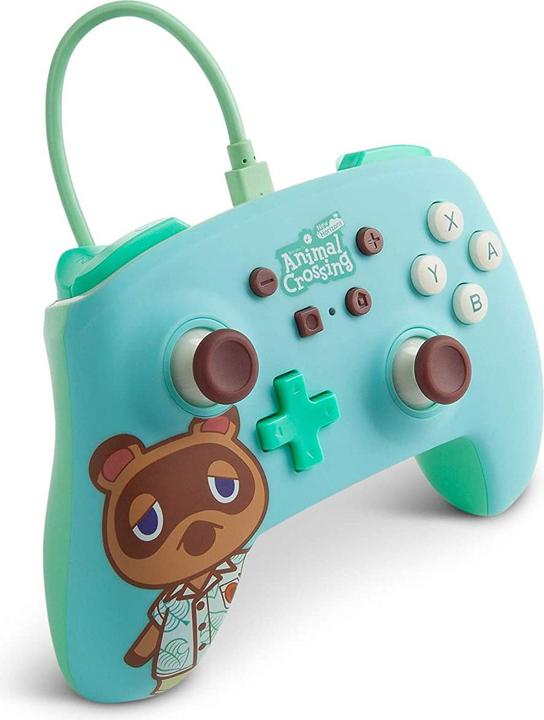 Produktbild PowerA Pro Controller con filo - Animal Crossing - Tom Nook (Switch)