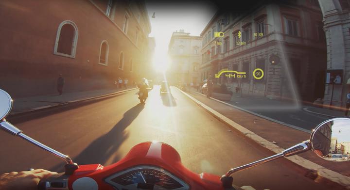 Image du produit Tilsberk Dvision Head-Up Display pour les casques de moto