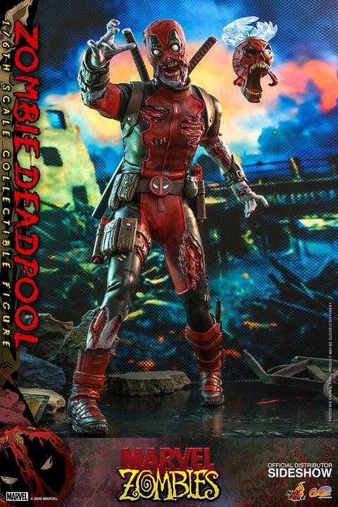 Immagine prodotto Hot Toys Marvel Zombies "Zombie Deadpool", personaggio d'azione del fumetto Masterpiece
