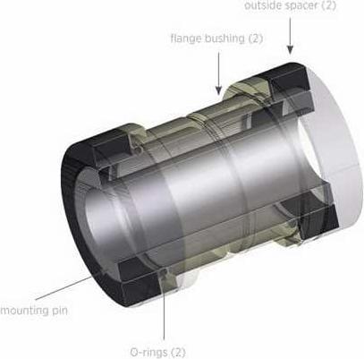 Productafbeelding Fox Demperbussen 5-delig - 8 mm boring (8 mm, 19 mm)