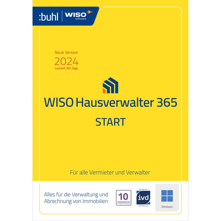 Produktbild Buhl Data Service Buhl Data WISO Hausverwalter 365 Start Download Code (1 User, 12 Monate)