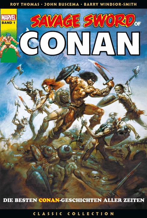Produktbild Panini Savage Sword of Conan: Classic Collection (Deutsch, Jim Starlin, Barry Windsor-Smith, Gil Kane, Roy Thomas, John Buscema, 2020)