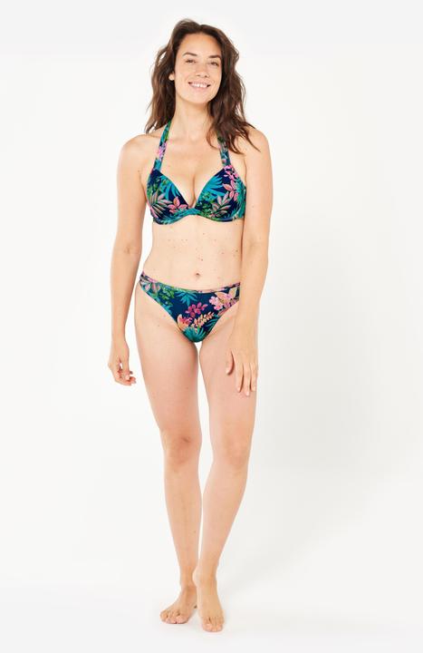 Image du produit Olaian Haut de maillot push up surf Femme - Elena borabora bleu
