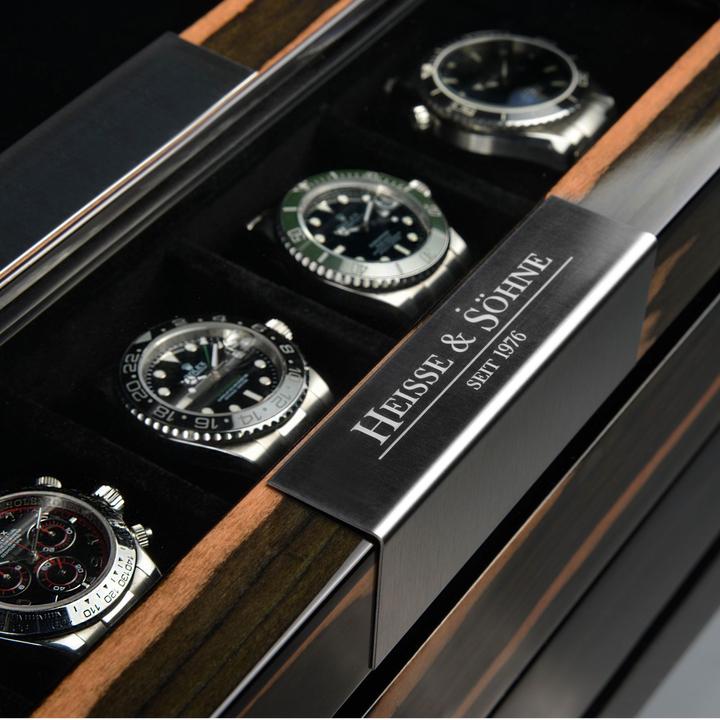 Produktbild Heisse & Söhne Uhrenbox Executive 5 - Makassar/Schwarz