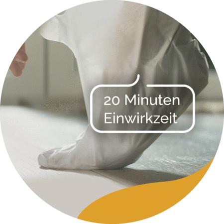 Produktbild Scholl N„hrende Fussmaske in Socken mit 3 wertvollen ™len (Fussmaske)