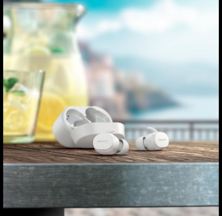 Actual product image Philips In-Ear Headphones TAT3216WT/00 White (6 h, Cable)