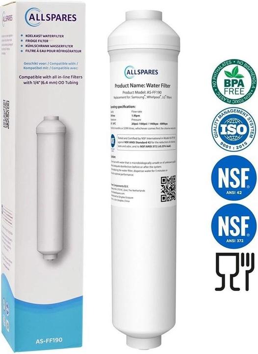 Produktbild AllSpares Allspares Wasserfilter für Samsung Kühlschränke HAFEX DA29-10105J (1 x)