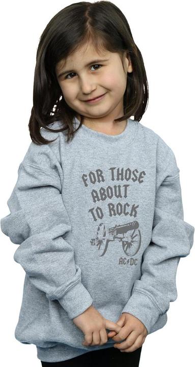 Produktbild AC/DC For Those About To Rock Cannon Sweatshirt Mädchen (128)