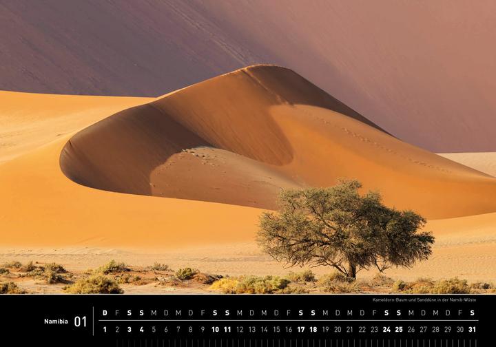 Produktbild Namibia Premiumkalender 2026 (50 x 35 cm, Harter Einband, Deutsch)