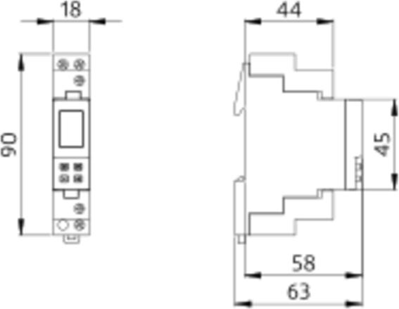 Actual product image BEG 92656 Time Switch Week / Digital TS-DW1 ws
