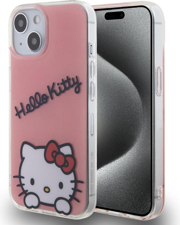 Image du produit Hello Kitty IML Daydreaming Logo Housse pour iPhone 15 - Rose (Apple iPhone 15)