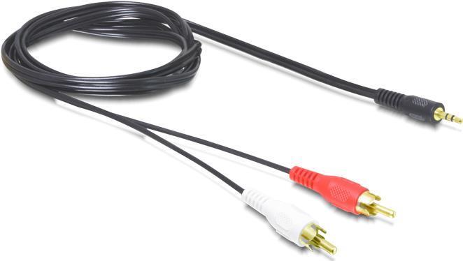 Produktbild Goobay 3.5 mm stereo Stecker > 2 x Cinch-Stecker (1.50 m, Cinch, 3.5mm Klinke (AUX))