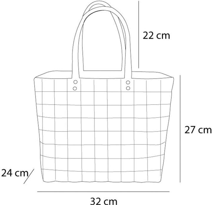 Produktbild Normani Strandtasche mit PU-Henkeln
