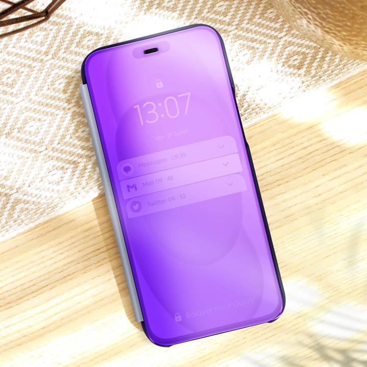 Actual product image Avizar Clear View Standing Cover Series (Apple iPhone 15 Pro Max)