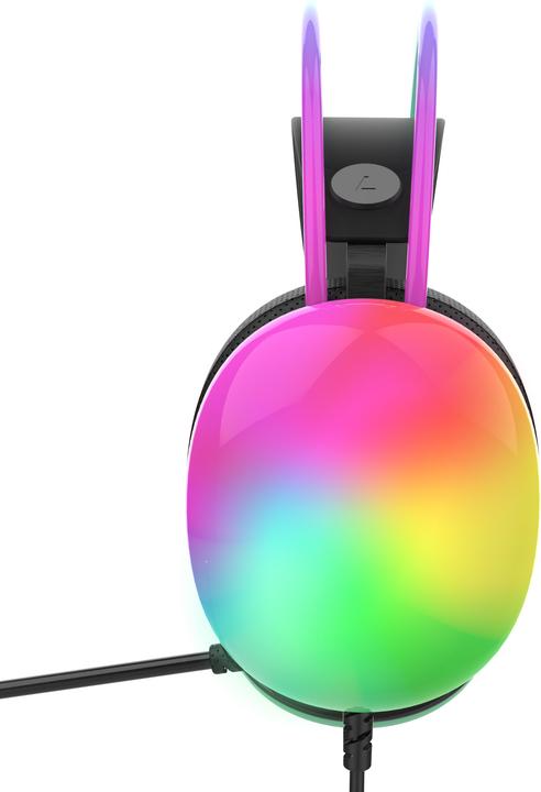 Actual product image Inca Gaming Headset IGK-X8S 7.1, USB, RGB LED, black (Cable)