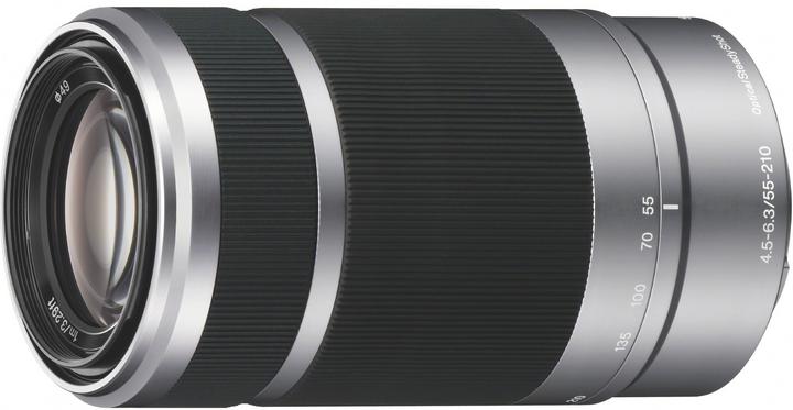 Image du produit Sony E 55-210mm f/4.5-6.3 OSS, E-Mount Silver (Sony E, APS-C / DX)