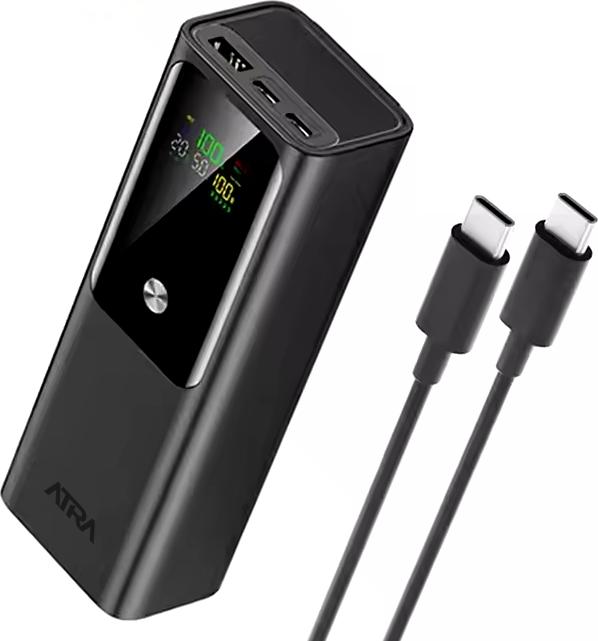 Image du produit Atra Banque de puissance de 20000 mAh avec 100W (20000 mAh, 100 W, 75 Wh)