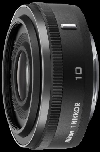 Produktbild Nikon 1 10mm 1:2.8, Lichtstarkes Weitwinkel, Black (Nikon 1, Nikon CX)