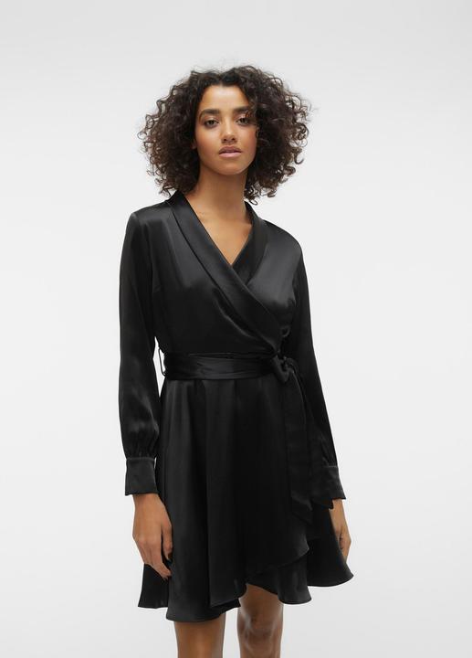 Produktbild Vero Moda Vmbeatrice Ls Shawl Neck Short Dress Vma Kleid (XS)