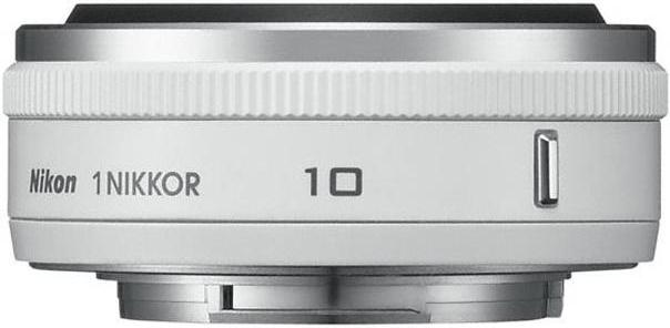 Nikon 1 10 mm 1:2.8, grandangolo veloce, bianco (Nikon 1, Nikon CX)