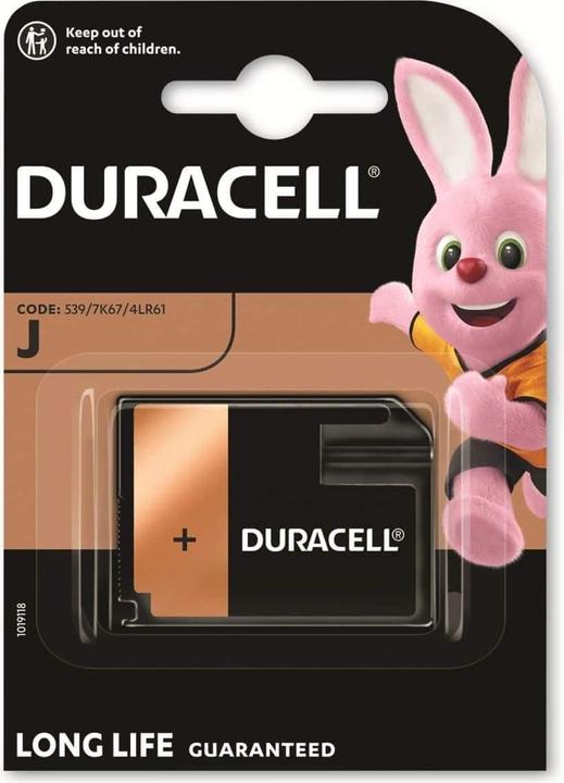 Actual product image Duracell Security (1 pcs., J, 500 mAh)