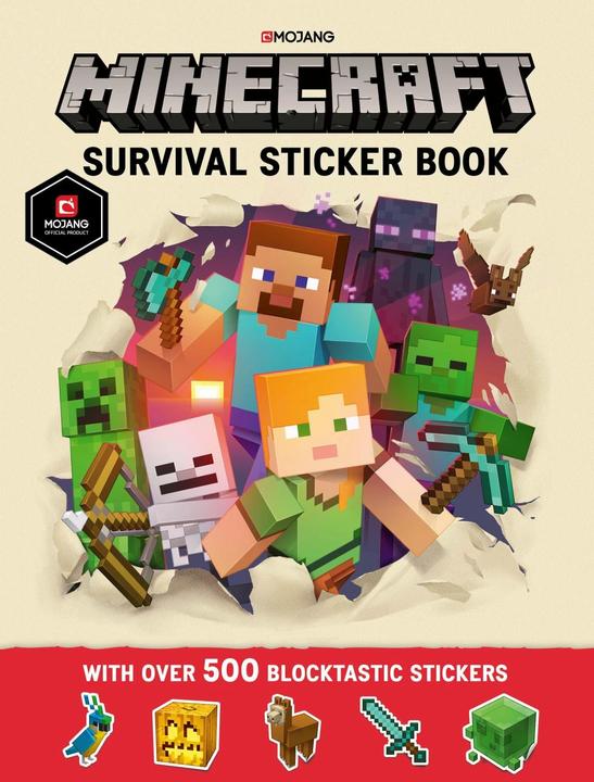 Minecraft Survival Sticker Book (Inglese, Mojang Da, 2017)
