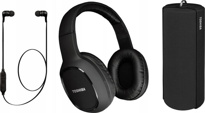 Toshiba Triple Pack HSP-3P19 black (4 h, Cable)