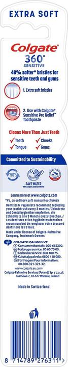 Produktbild Colgate 360° Sensitive (Weich, 1 x)