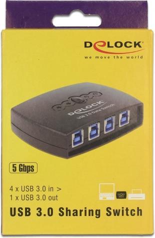 Produktbild Delock USB Sharing Switch (USB-A, 4 Ports)