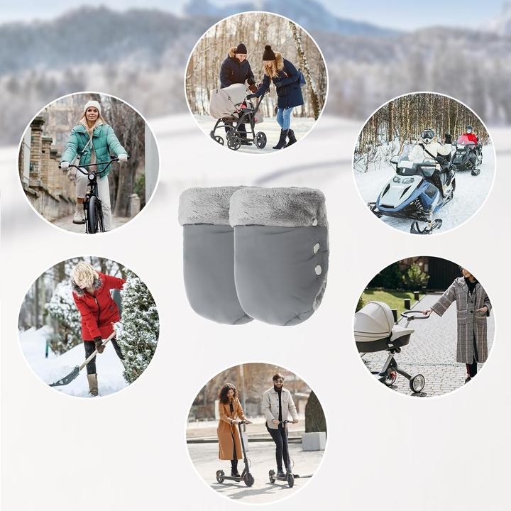 Produktbild ASMI Fleece Handschuhe für den Kinderwagen, Handwärmer