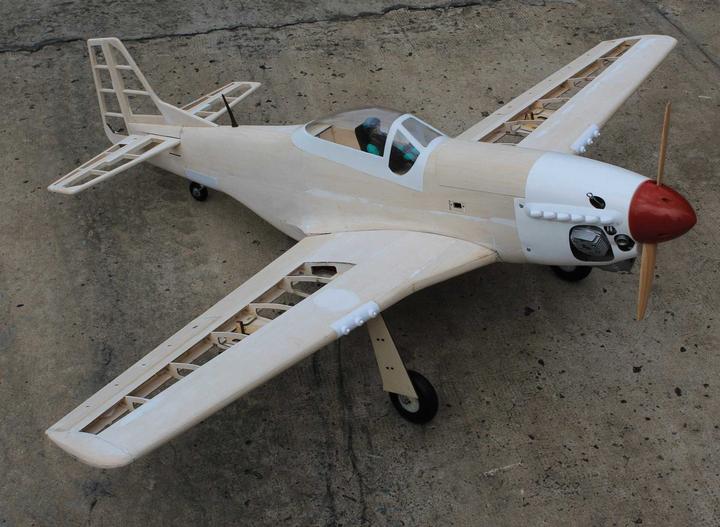 Actual product image Seagull Models ( SG-Models ) P-51 Mustang 56.3" Master Scale Kit (Warbird)