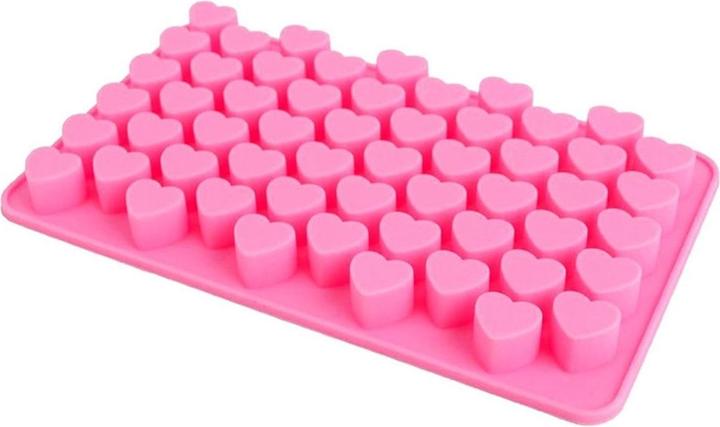 Actual product image König Design Silicone ice cube mould heart 55 grid chocolate rubber bear tray BPA free