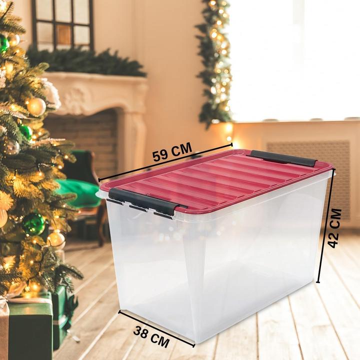 Produktbild De-Plastik Aufbewahrungsbox (59 x 38 x 42 cm, 61 l)