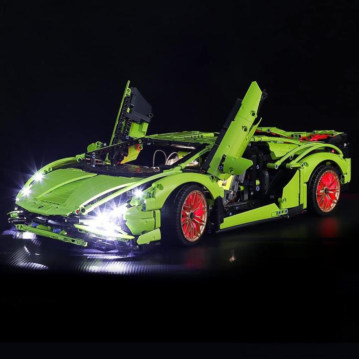 Actual product image BrickBling LED light set for LEGO Lamborghini Sián FKP 37 (42115) incl. remote control