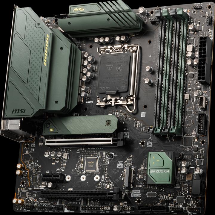Image du produit MSI MAG B660M BAZOOKA DDR4 (LGA 1700, Intel B660, mATX)