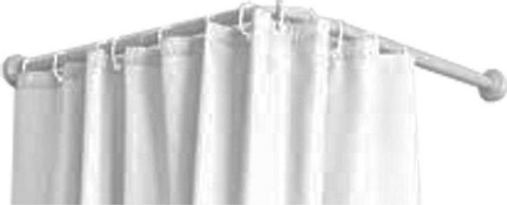 Mirtak Vorhangstange Weiss PP (70 x 100-175 cm)