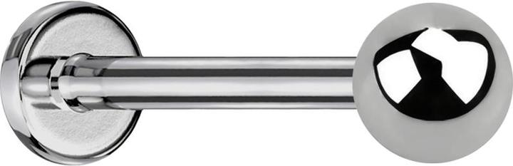 Produktbild Star Piercing Micro Labret Innengewinde silber mit Kugel (ohne Messing, Titan G23)